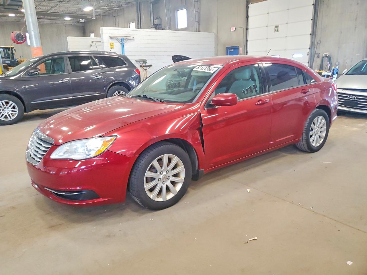 2014 Chrysler 200 Touring, VIN 1C3CCBBB1EN137736 — Engine fire