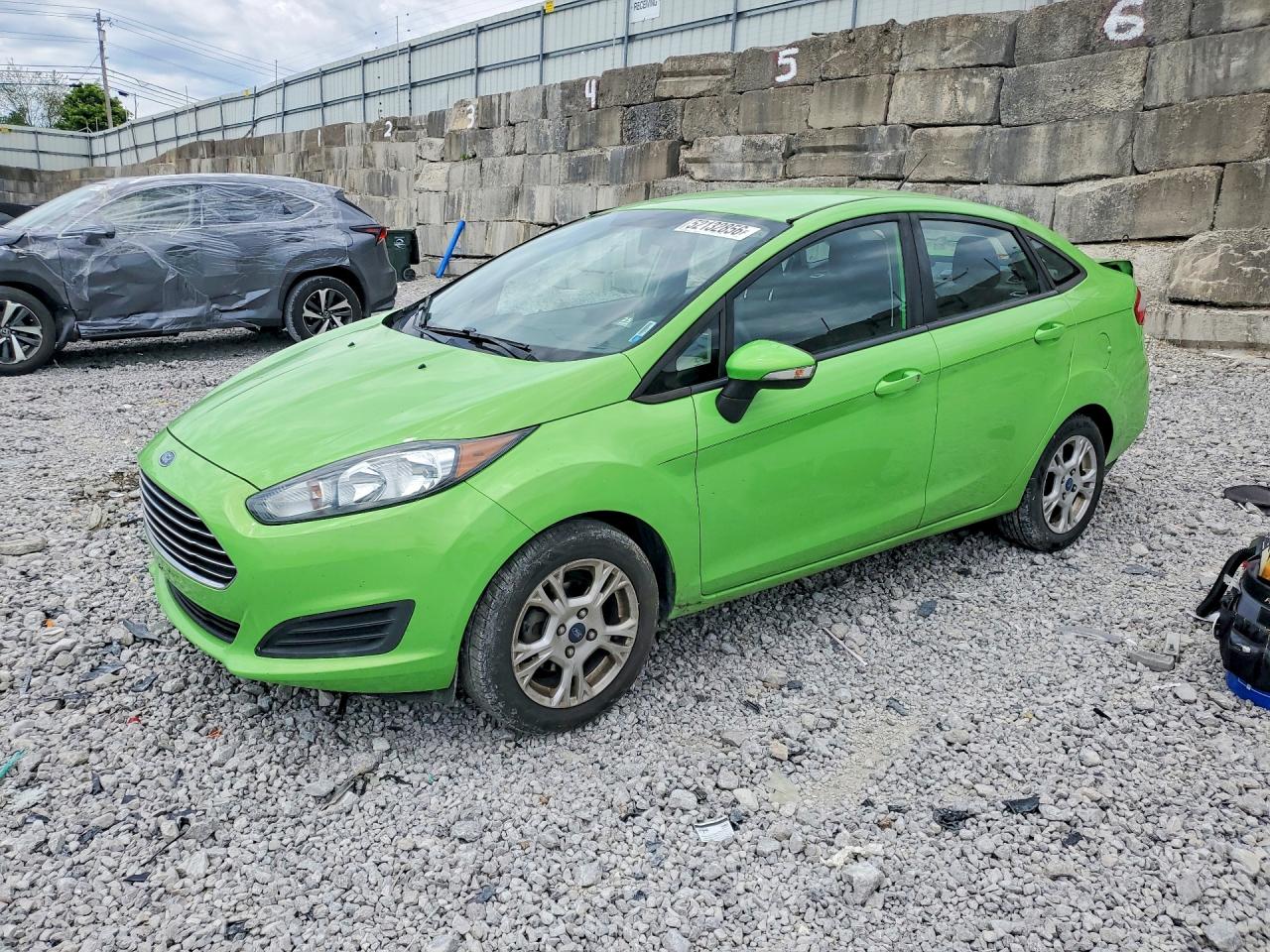 2014 Ford Fiesta SE, VIN 3FADP4BJ7EM171493 — Rear end