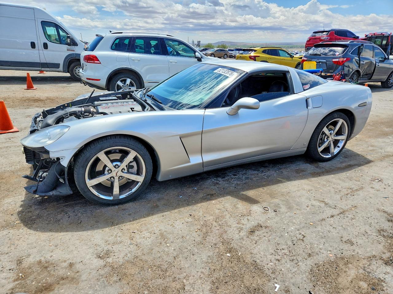 2008 Chevrolet Corvette, VIN 1G1YY25W985102277 — Front end