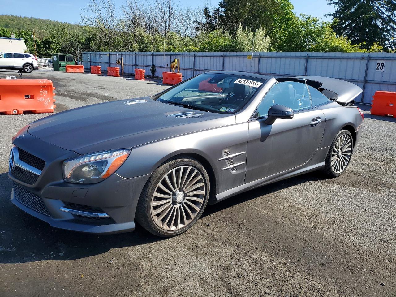 2014 Mercedes-Benz SL 550, VIN WDDJK7DAXEF026349 — Rear end
