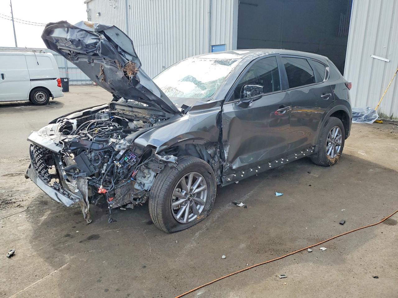 2023 Mazda CX-5 S Select, VIN JM3KFBBM3P0152617 — Опрокидывание