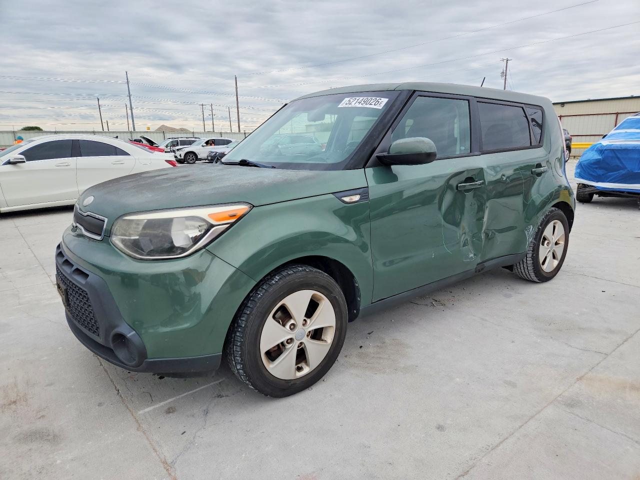 2014 Kia Soul, VIN KNDJN2A26E7003243 — Side
