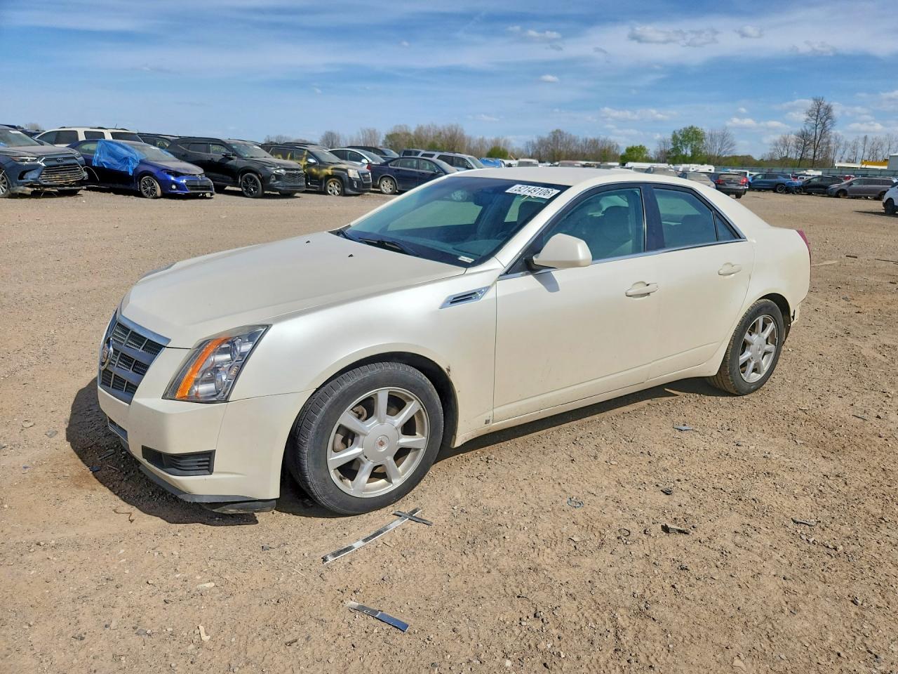 2008 Cadillac CTS AWD, VIN 1G6DG577380142340 — Перед