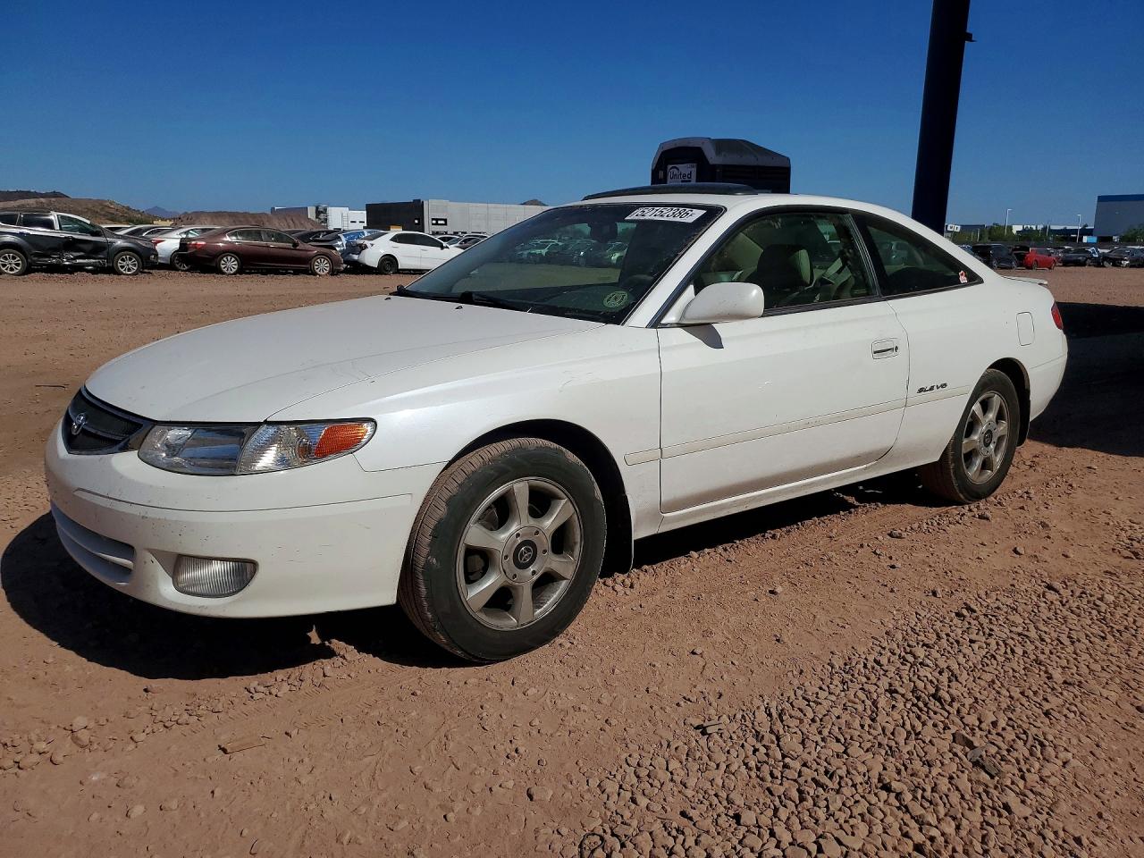 2001 Toyota Solara SLE, VIN 2T1CF28P61C458108 — Rear end