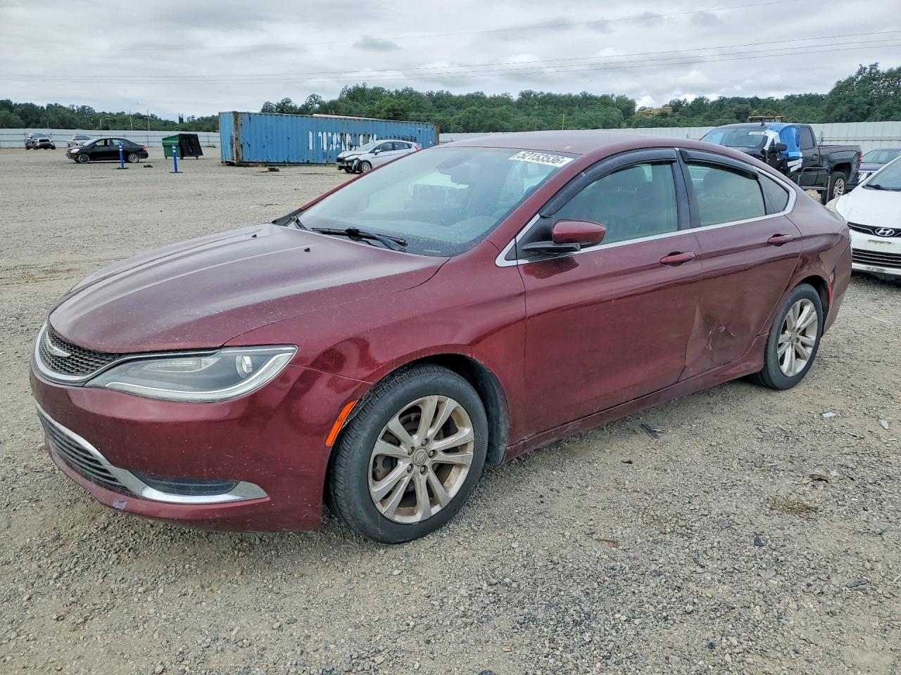 2015 Chrysler 200 Limited, VIN 1C3CCCAB0FN625214 — Side