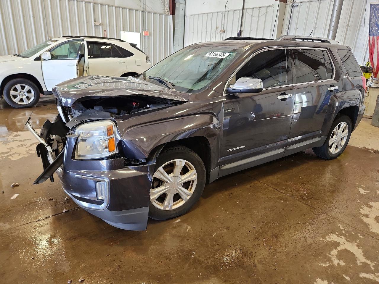 2016 GMC Terrain SLT, VIN 2GKFLUEK6G6260234 — Front end