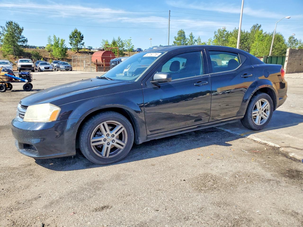 2012 Dodge Avenger SXT, VIN 1C3CDZCBXCN126218 — Front end