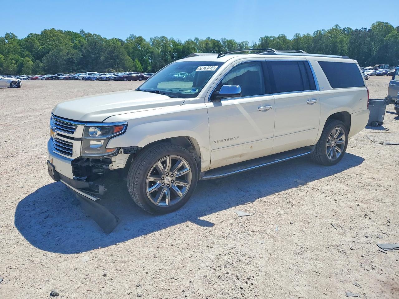 2015 Chevrolet Suburban LTZ, VIN 1GNSKKKCXFR289552 — Front end