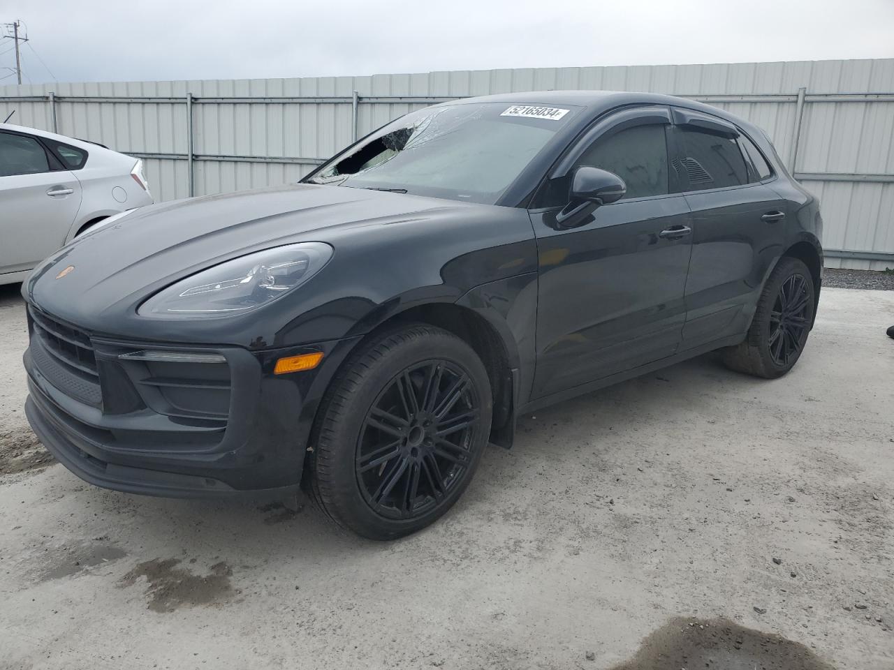 2022 Porsche Macan, VIN WP1AA2A56NLB03077 — Пожар в салоне
