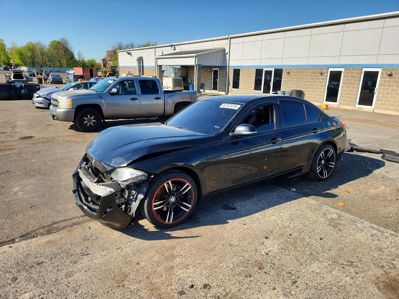 2014 BMW 3 Series 320i xDrive, VIN WBA3C3G54ENS71903 — Front end