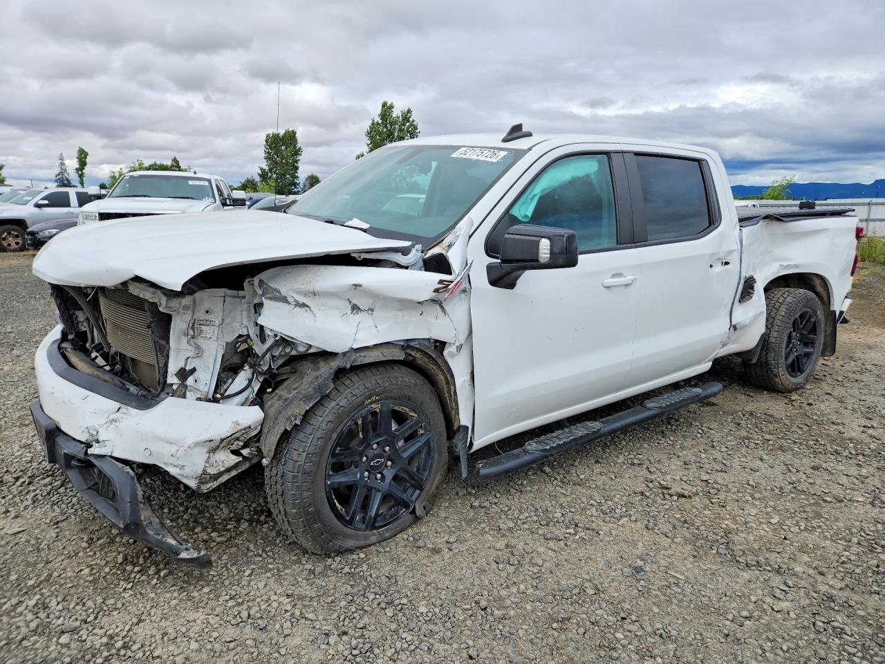 2022 Chevrolet Silverado 1500 RST, VIN 3GCUYEED8NG157572 — Front end