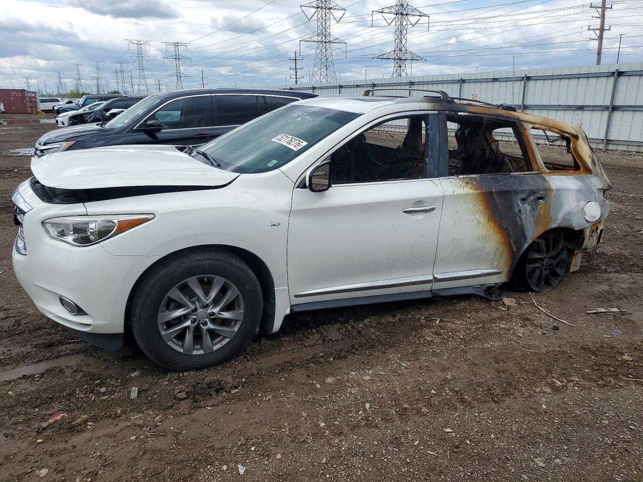 2014 Infiniti QX60, VIN 5N1AL0MM4EC530837 — Burn