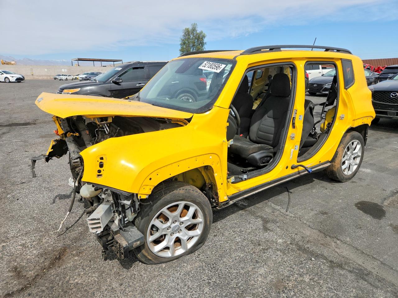 2018 Jeep Renegade Latitude, VIN ZACCJABB3JPH84216 — Stripped