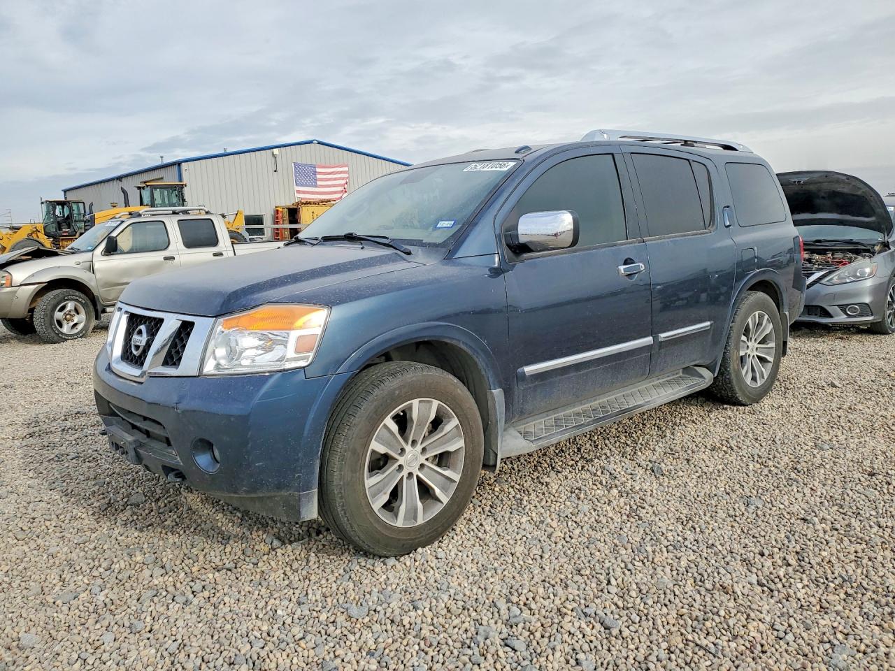 2015 Nissan Armada SV, VIN 5N1BA0ND5FN622666 — Hail