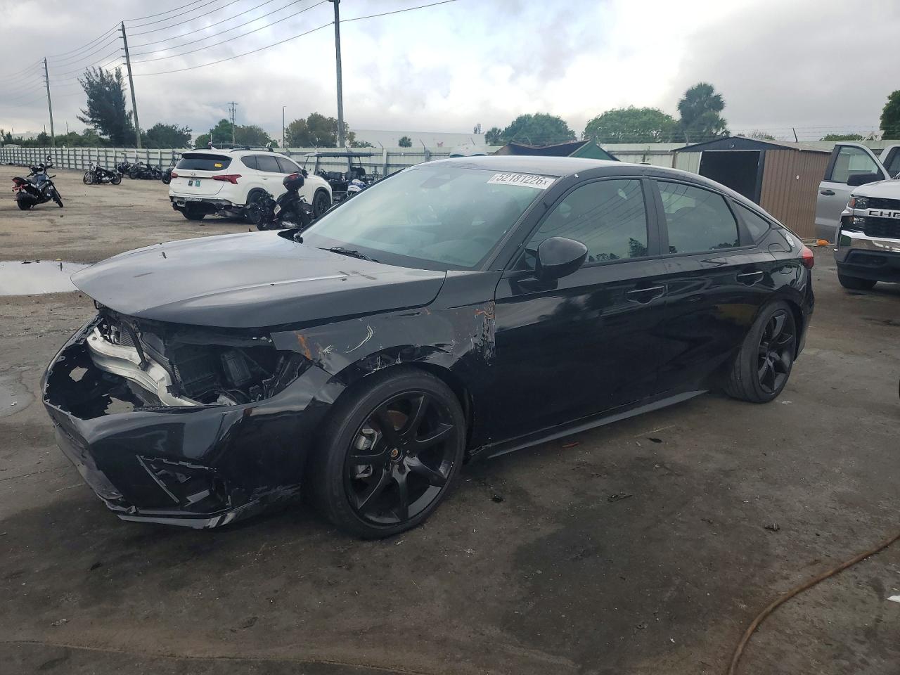 2025 Honda Civic Sport, VIN 19XFL2H81SE024910 — Partial repair