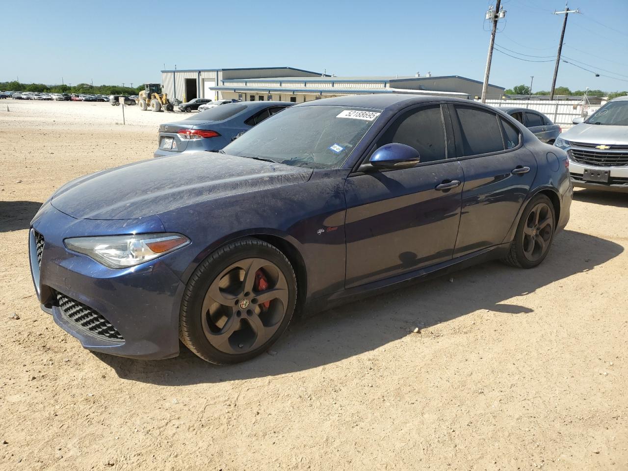 2017 Alfa Romeo Giulia, VIN ZARFAEBN9H7551226 — Hail