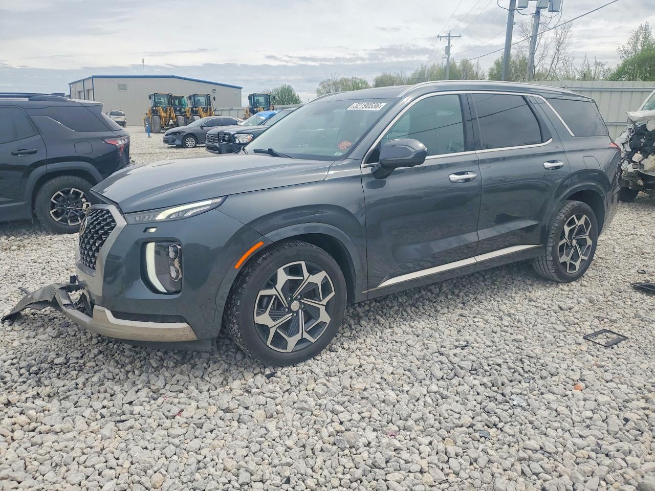 2022 Hyundai Palisade Calligraphy, VIN KM8R7DHE0NU393942 — Front end