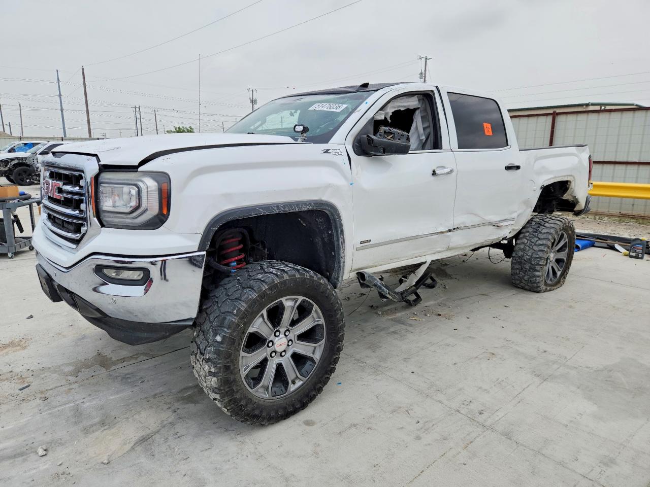 2017 GMC Sierra 1500 SLT, VIN 3GTU2NEJ9HG111244 — Rollover