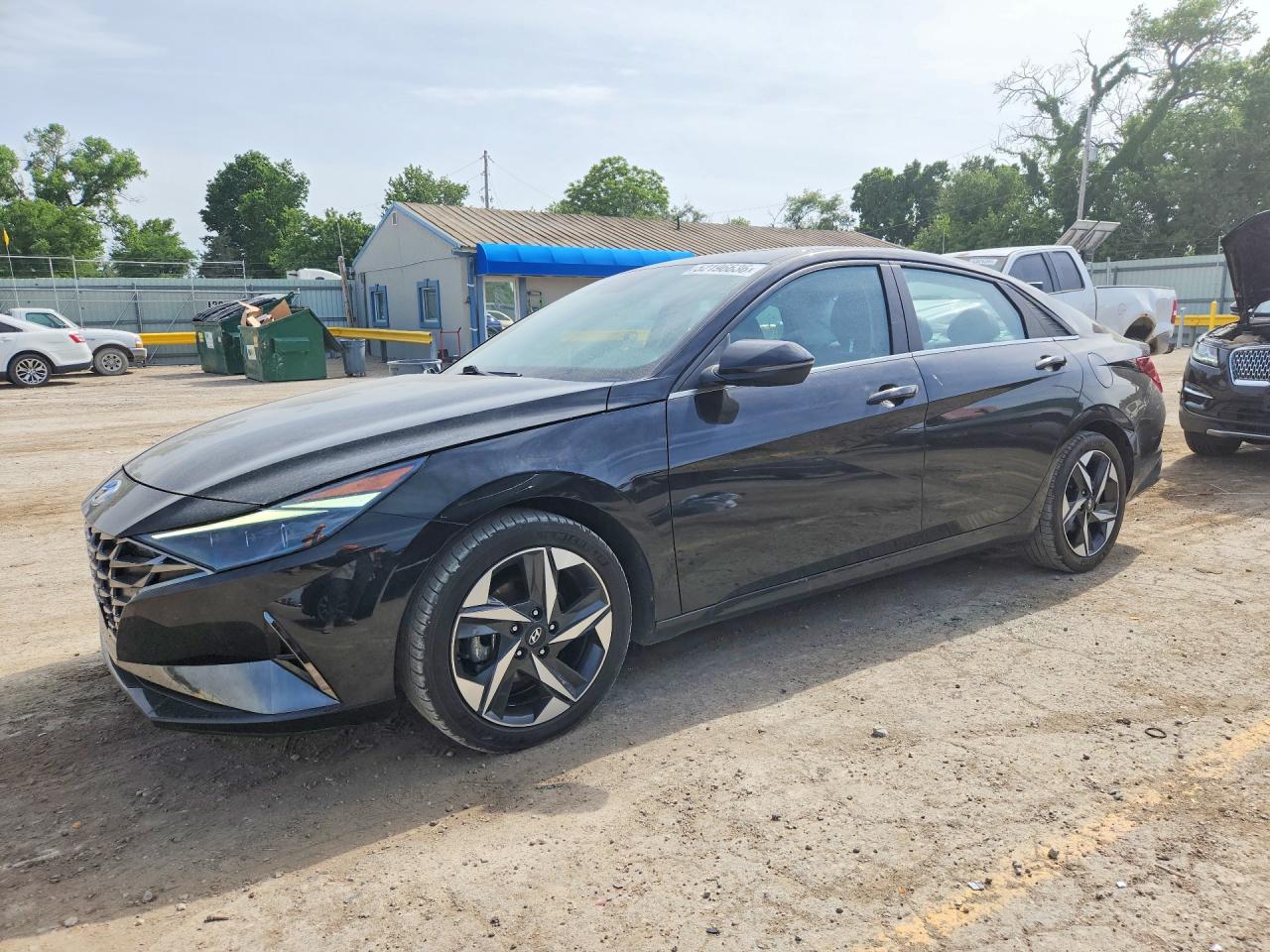 2022 Hyundai Elantra Limited, VIN 5NPLP4AG2NH072114 — Hail