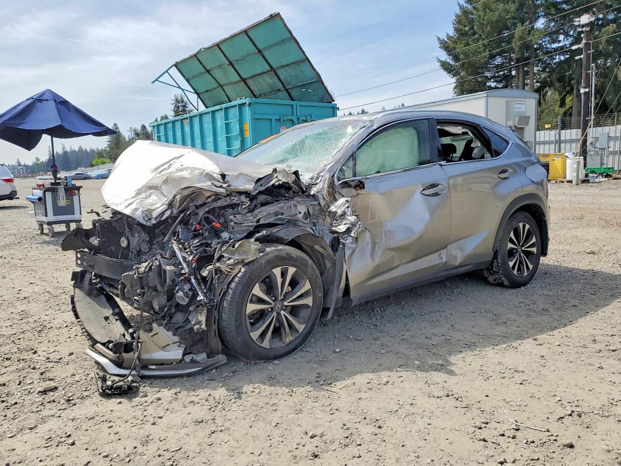 2018 Lexus NX 300 F Sport, VIN JTJBARBZ4J2158978 — Front end