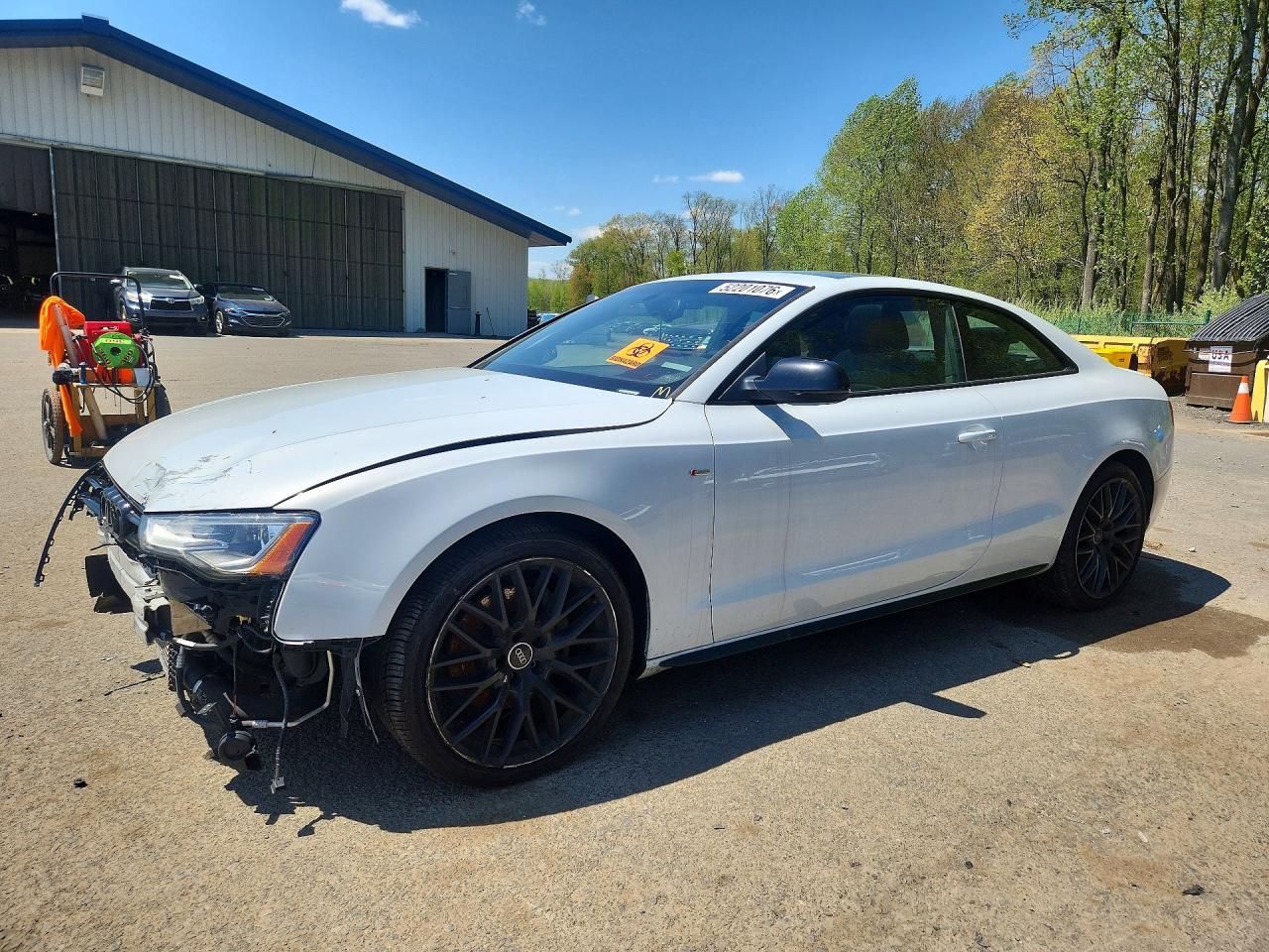 2017 Audi A5 Sport, VIN WAUD2AFR2HA001533 — Перед