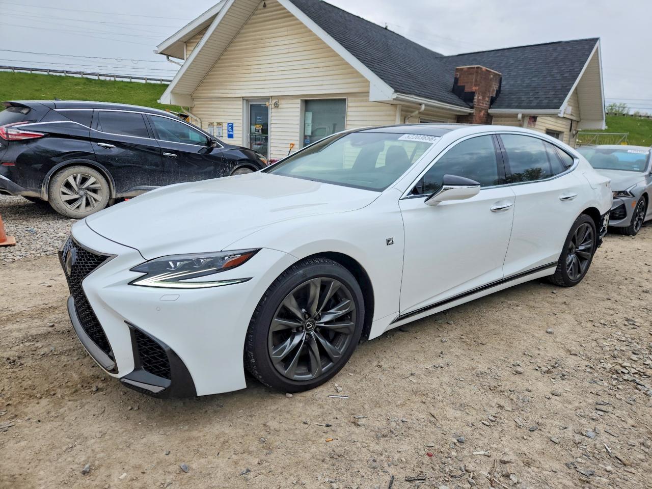 2020 Lexus LS 500 F Sport, VIN JTHF51GFXL5007684 — Rear end