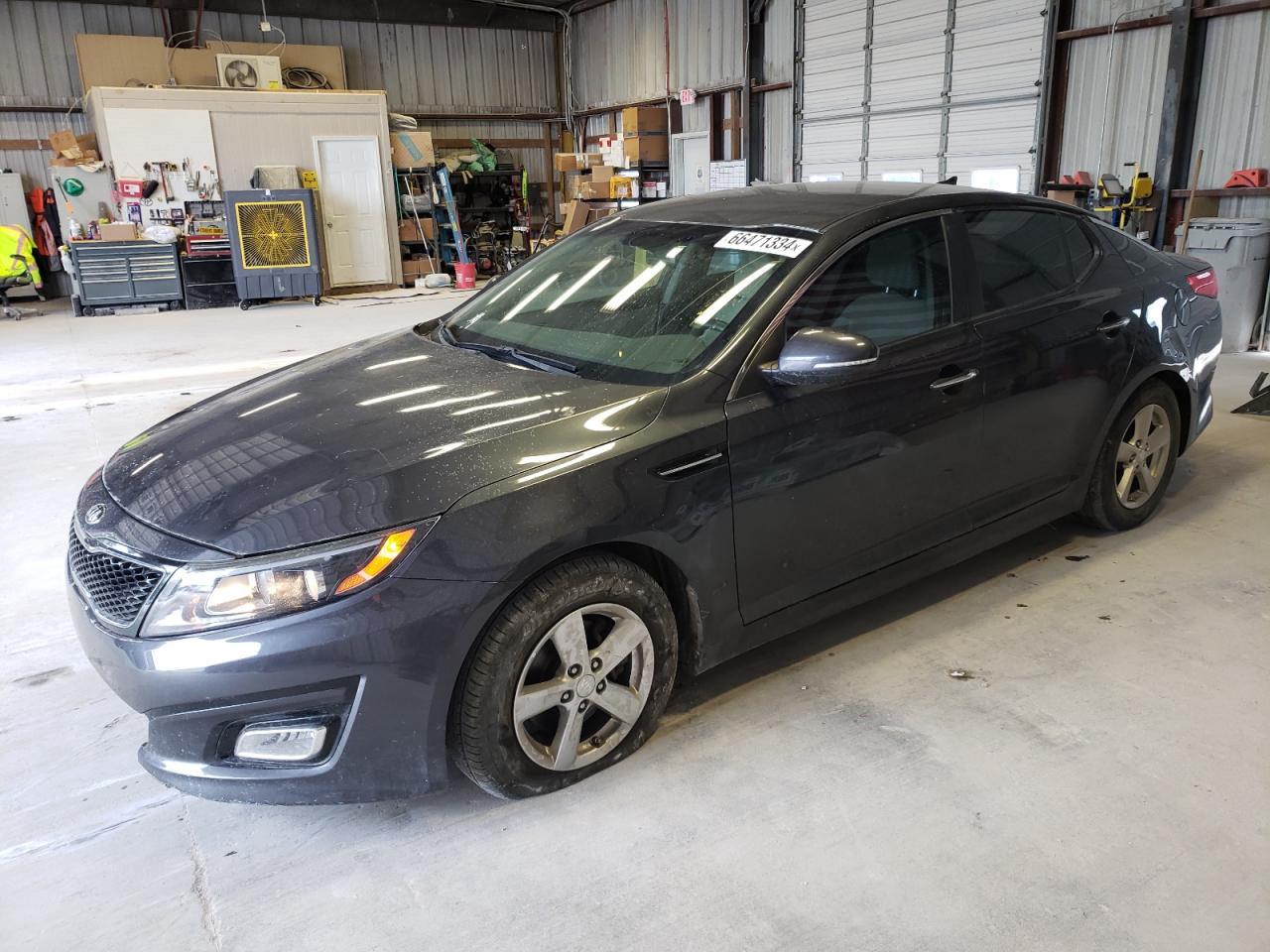 2015 Kia Optima LX, VIN 5XXGM4A74FG502684 — Front end