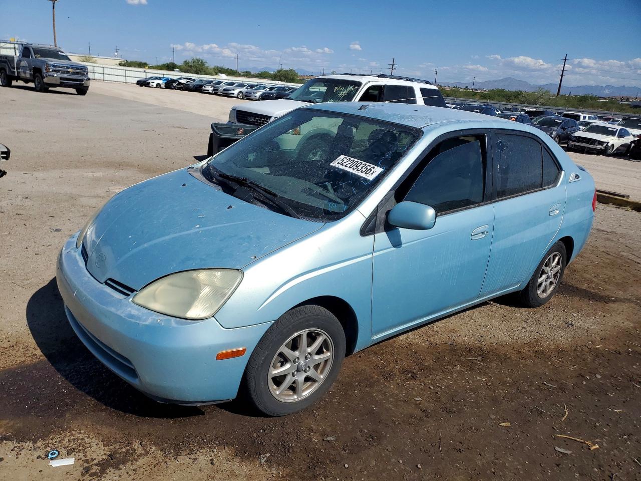 2001 Toyota Prius, VIN JT2BK12U710019597 — Front end