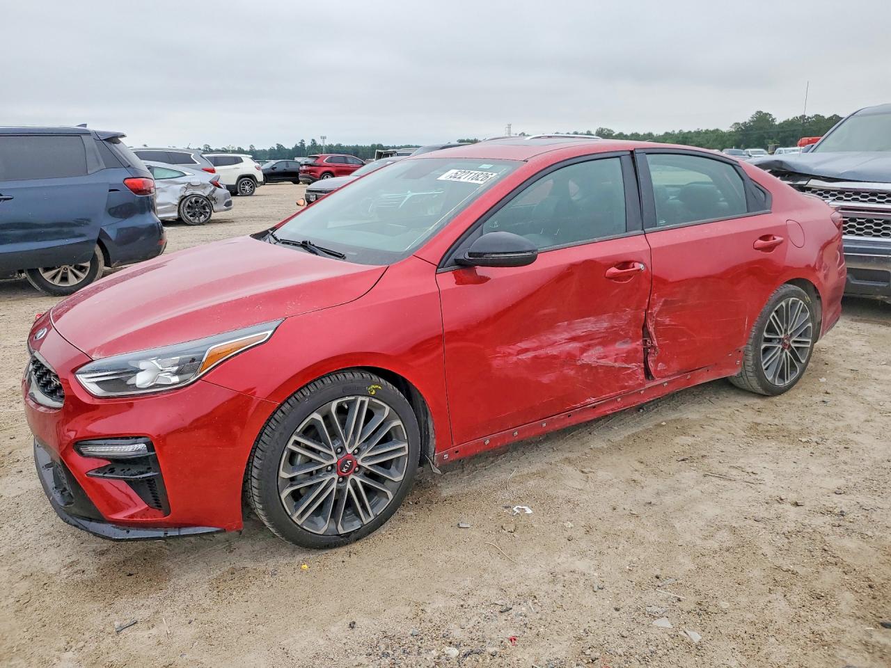 2021 Kia Forte GT, VIN 3KPF44AC4ME394839 — Side