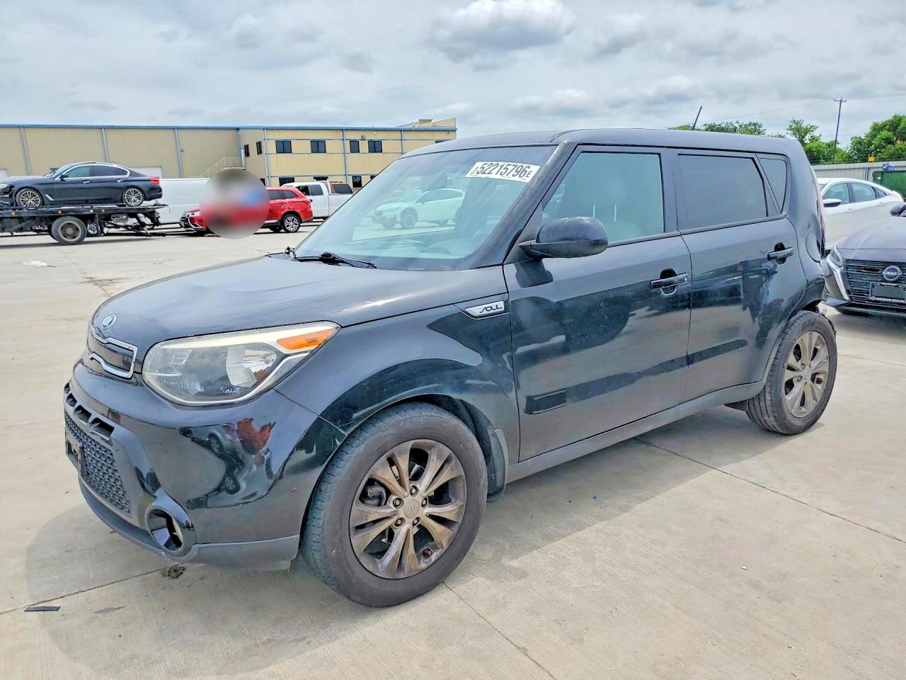 2016 Kia Soul +, VIN KNDJP3A55G7254333 — Rear end