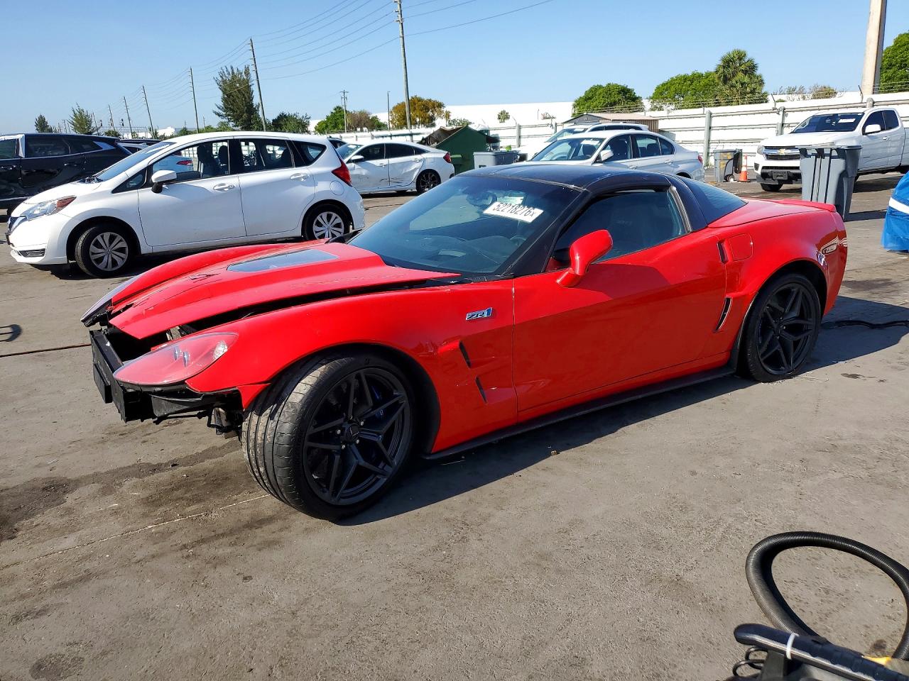 2010 Chevrolet Corvette ZR1 3ZR, VIN 1G1YN2DT6A5800352 — Front end