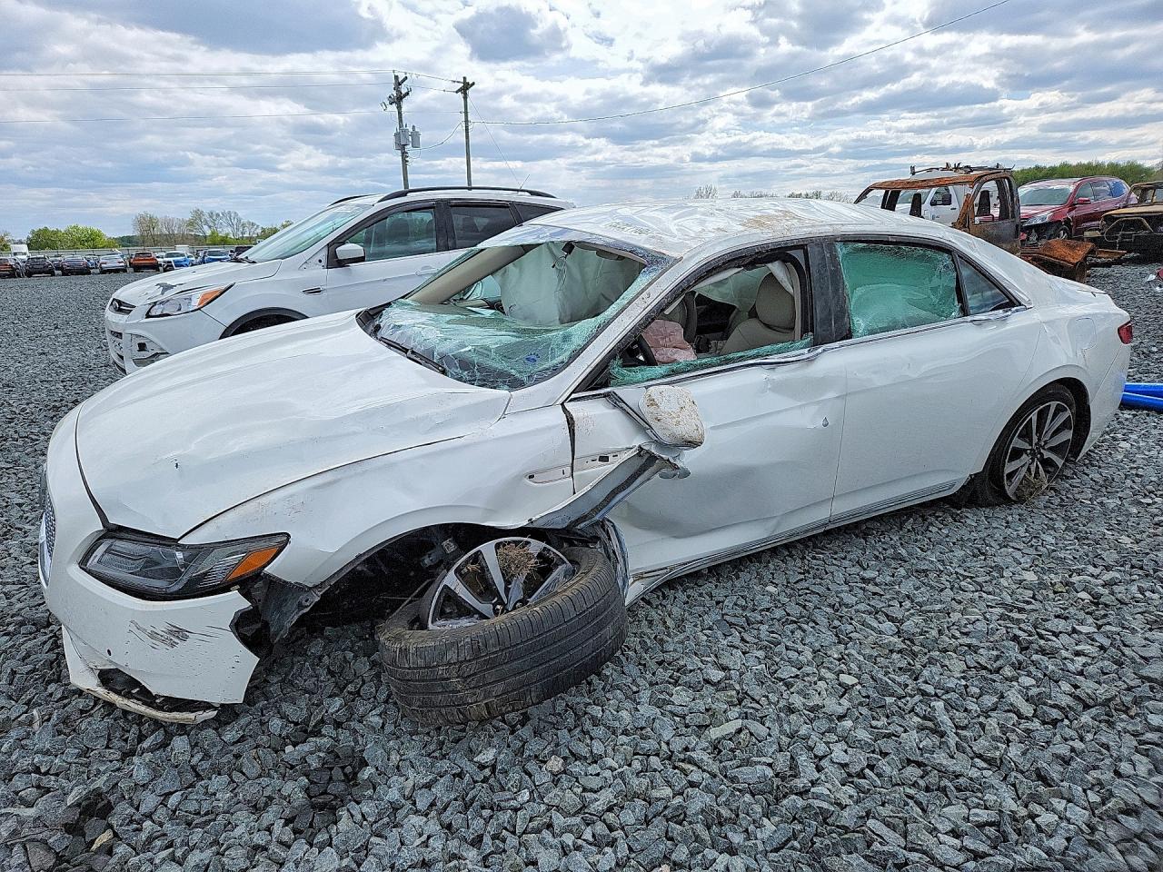 2020 Lincoln Continental Standard, VIN 1LN6L9PK1L5602177 — Rollover