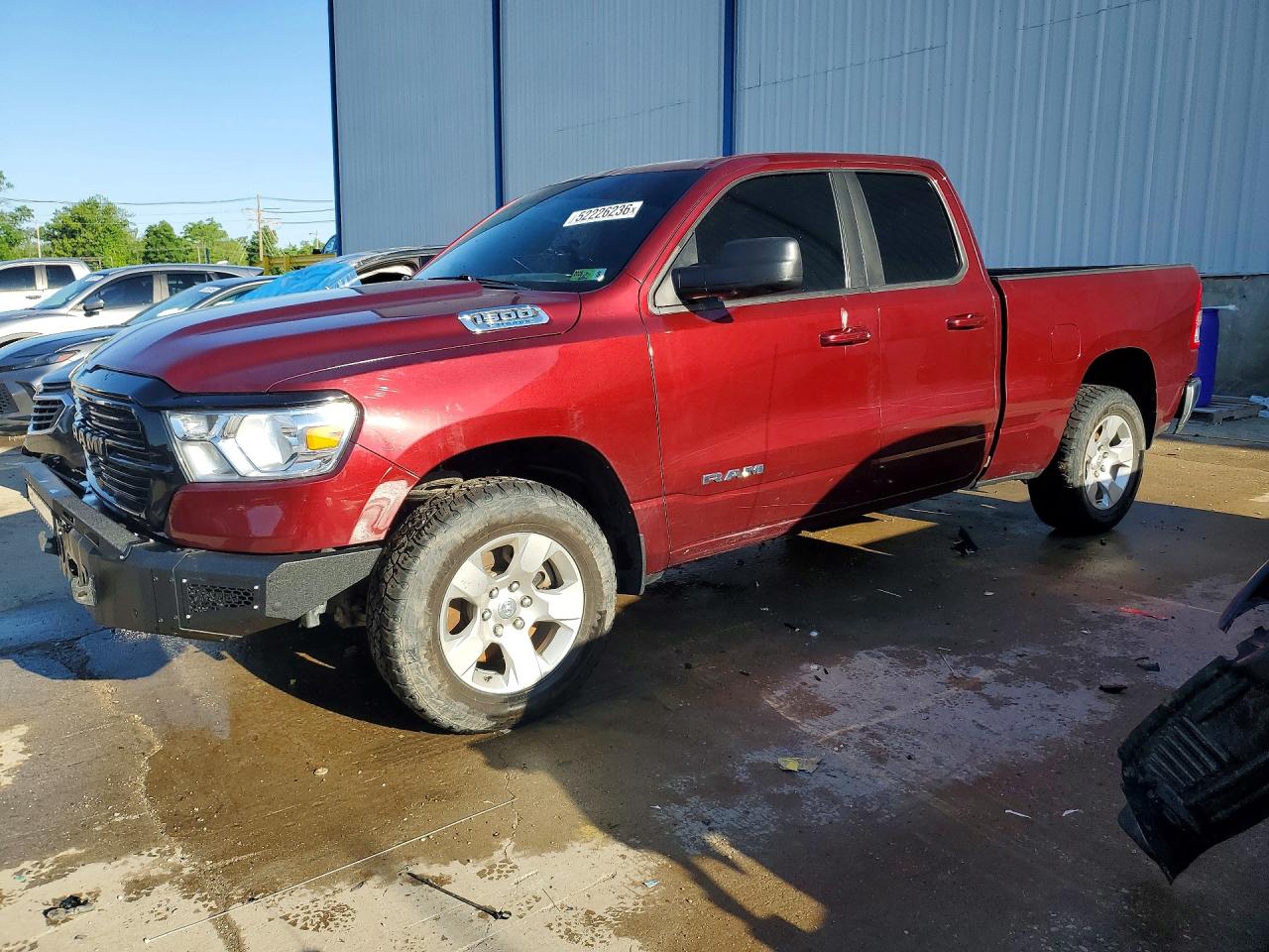 2022 Ram 1500 Big Horn, VIN 1C6RRFBG4NN279223 — Partial repair