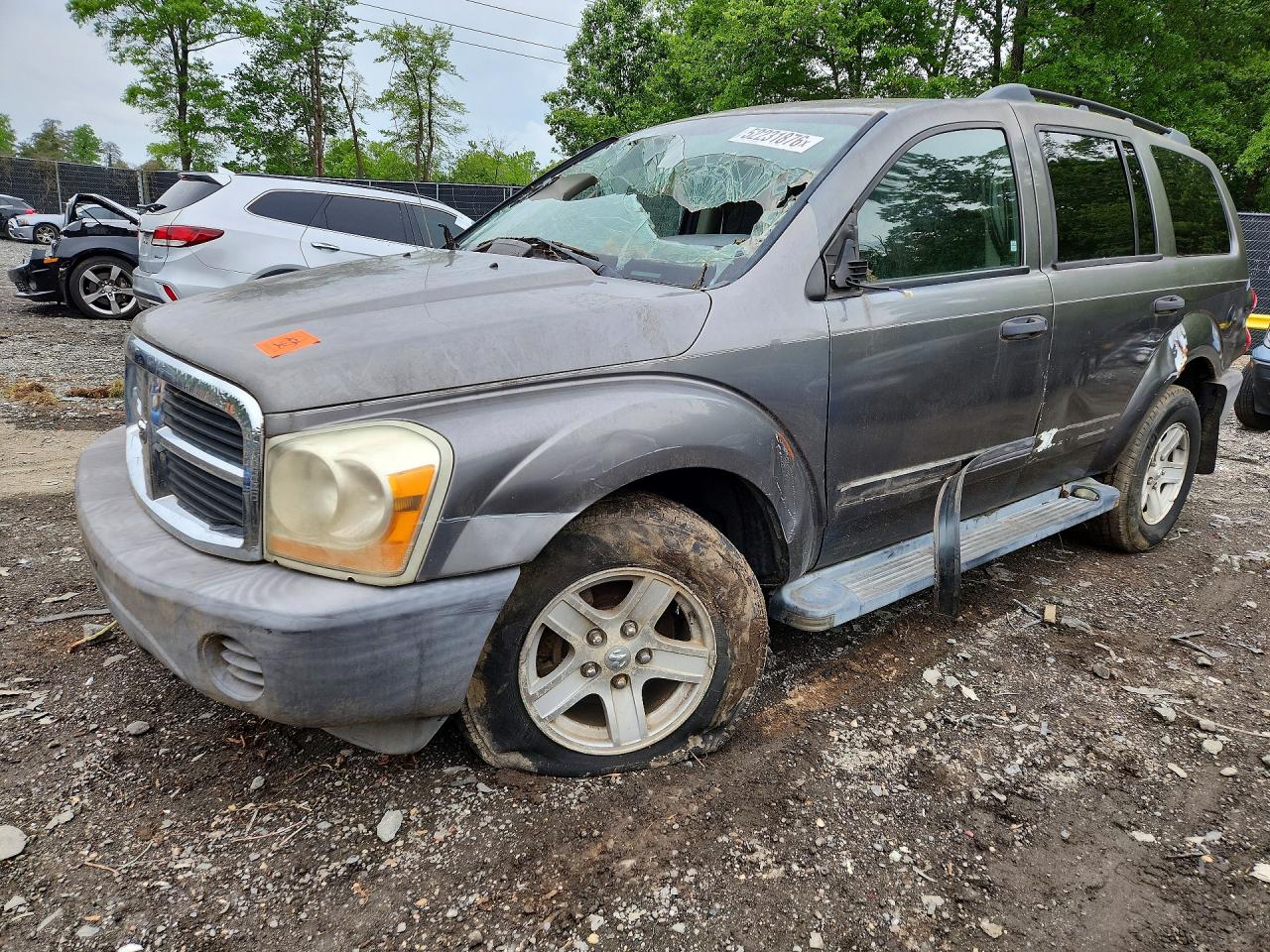 2005 Dodge Durango SXT, VIN 1D4HD38K95F506173 — Крыша