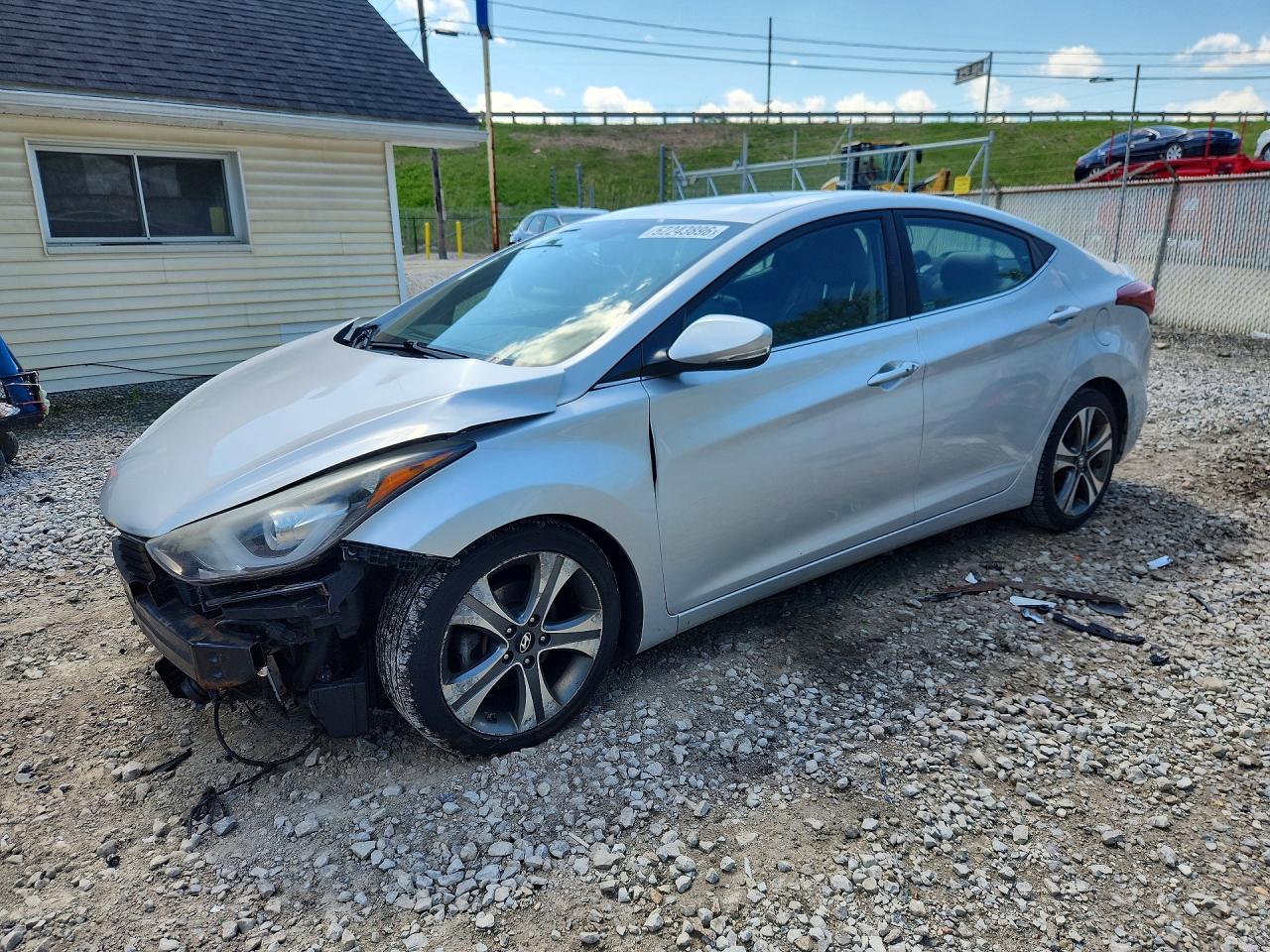 2014 Hyundai Elantra Sport, VIN KMHDH4AH8EU075546 — Front end