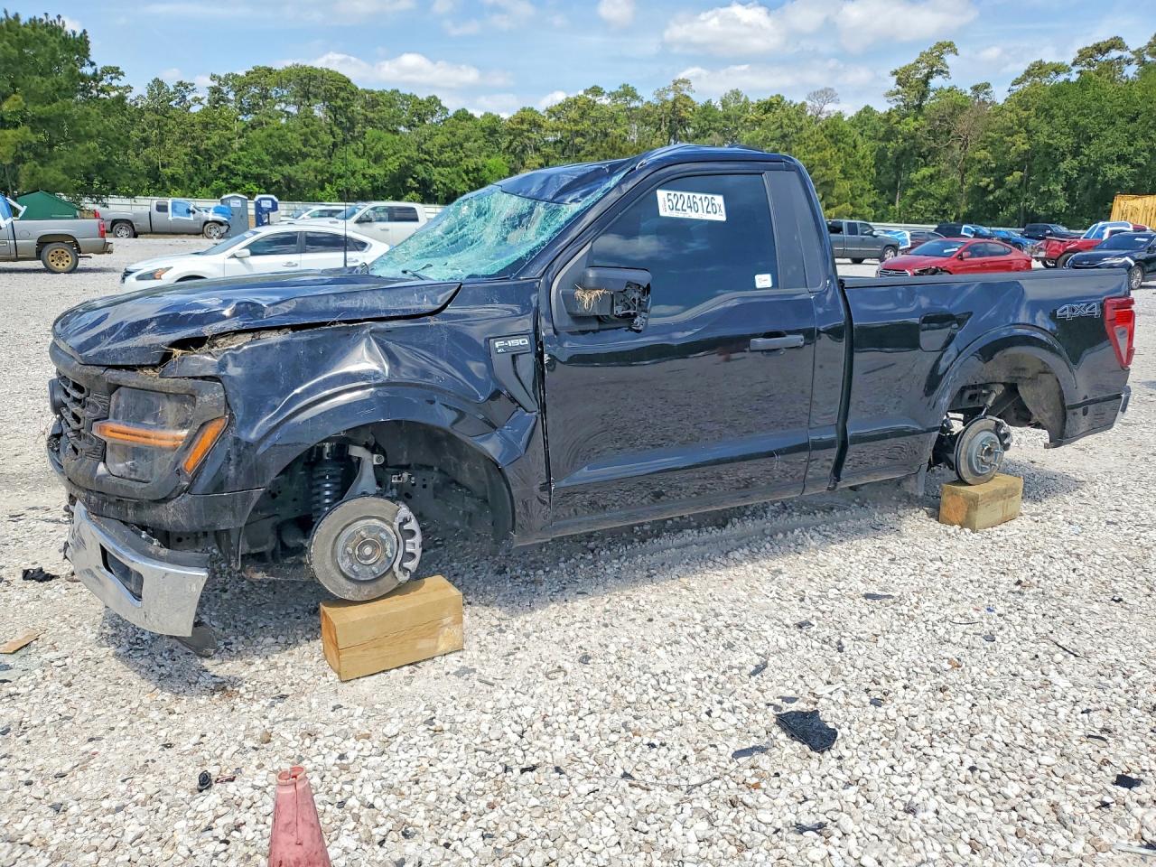 2025 Ford F-150 XL, VIN 1FTMF1L59SKE64022 — Опрокидывание