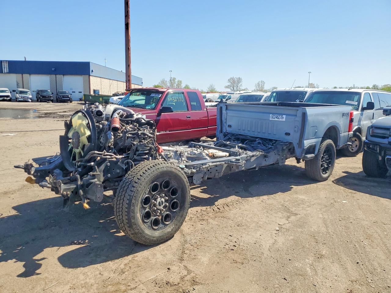 2024 Ford F-250 XLT, VIN 1FT8W2BT4RED39543 — Stripped