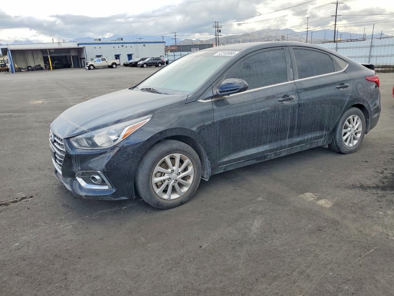 2022 Hyundai Accent SEL, VIN 3KPC24A60NE175266 — Rear end