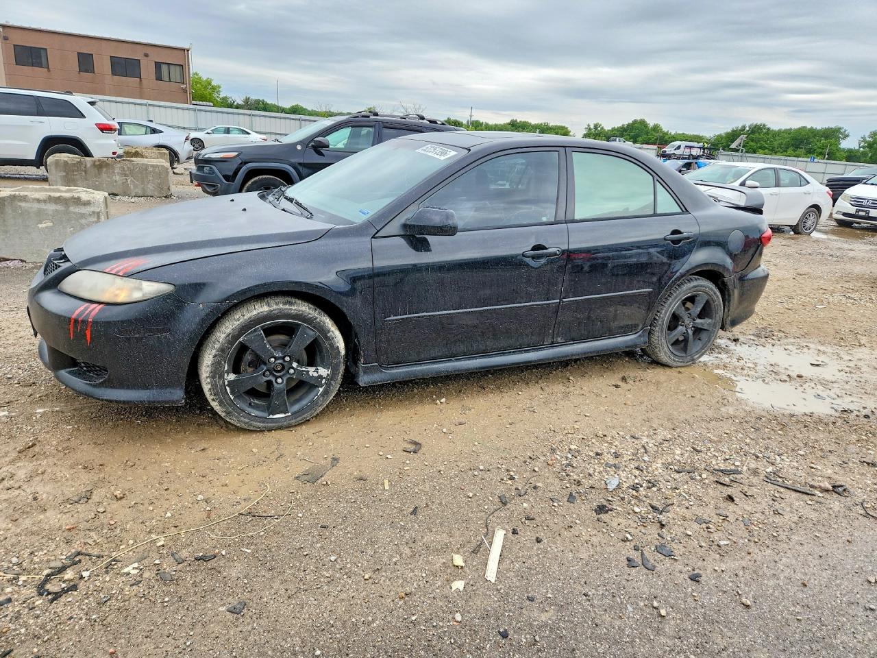 2003 Mazda 6 Sport, VIN 1YVHP80CX35M05968 — Rear end