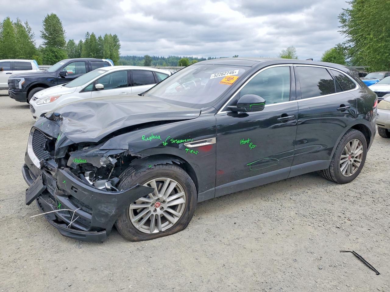 2020 Jaguar F-Pace 30t Prestige, VIN SADCK2GX3LA637893 — Front end