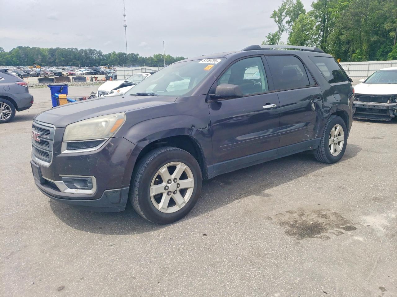 2014 GMC Acadia SLE, VIN 1GKKVPKD0EJ357252 — Rear end