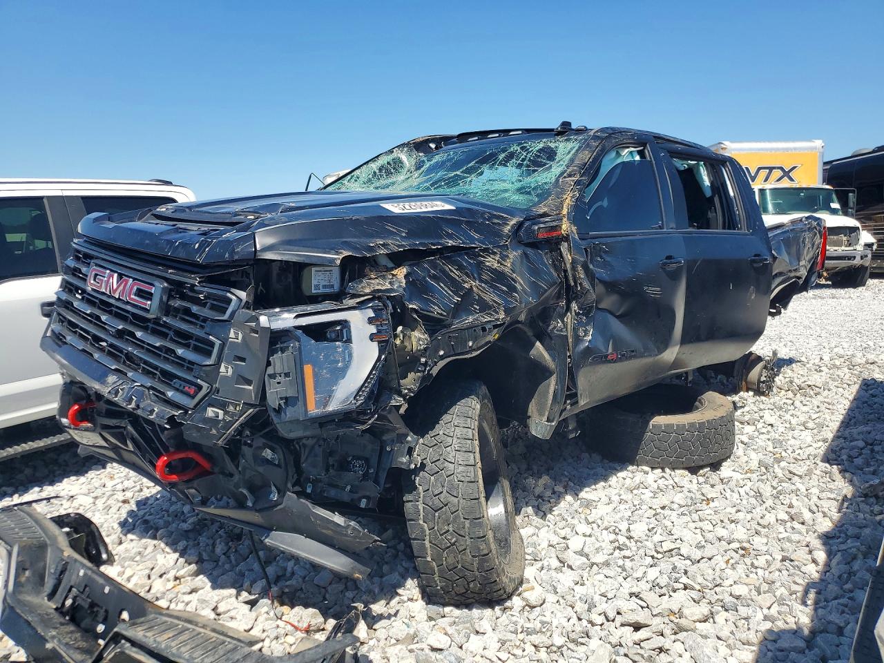 2024 GMC Sierra 3500HD AT4, VIN 1GT49VEY3RF104334 — Rollover