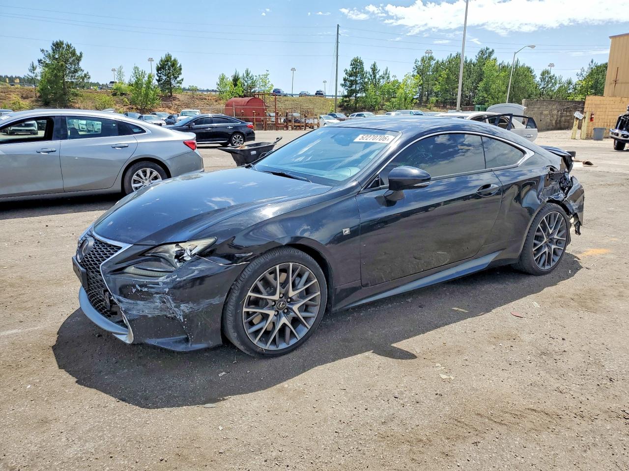 2015 Lexus RC 350 F Sport, VIN JTHHE5BC2F5008670 — Зад