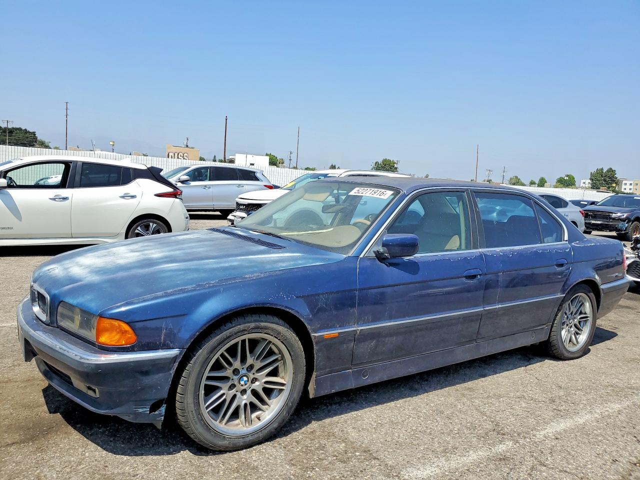 1998 BMW 7 Series 740iL, VIN WBAGJ8325WDM16101 — Minor dents and scratches