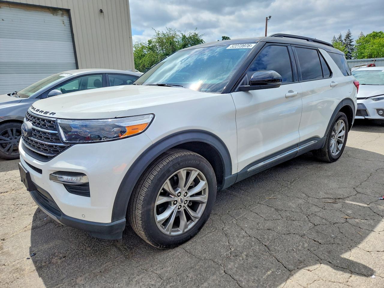 2023 Ford Explorer XLT, VIN 1FMSK8DH9PGB43592 — Rear end