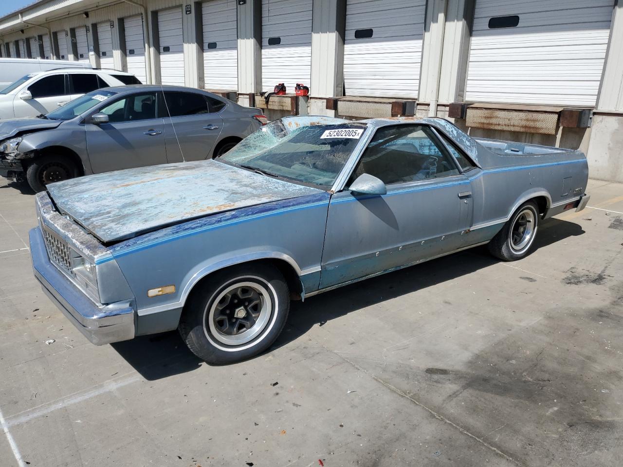 1987 Chevrolet El Camino, VIN 3GCCW80H4HS912151 — Roof