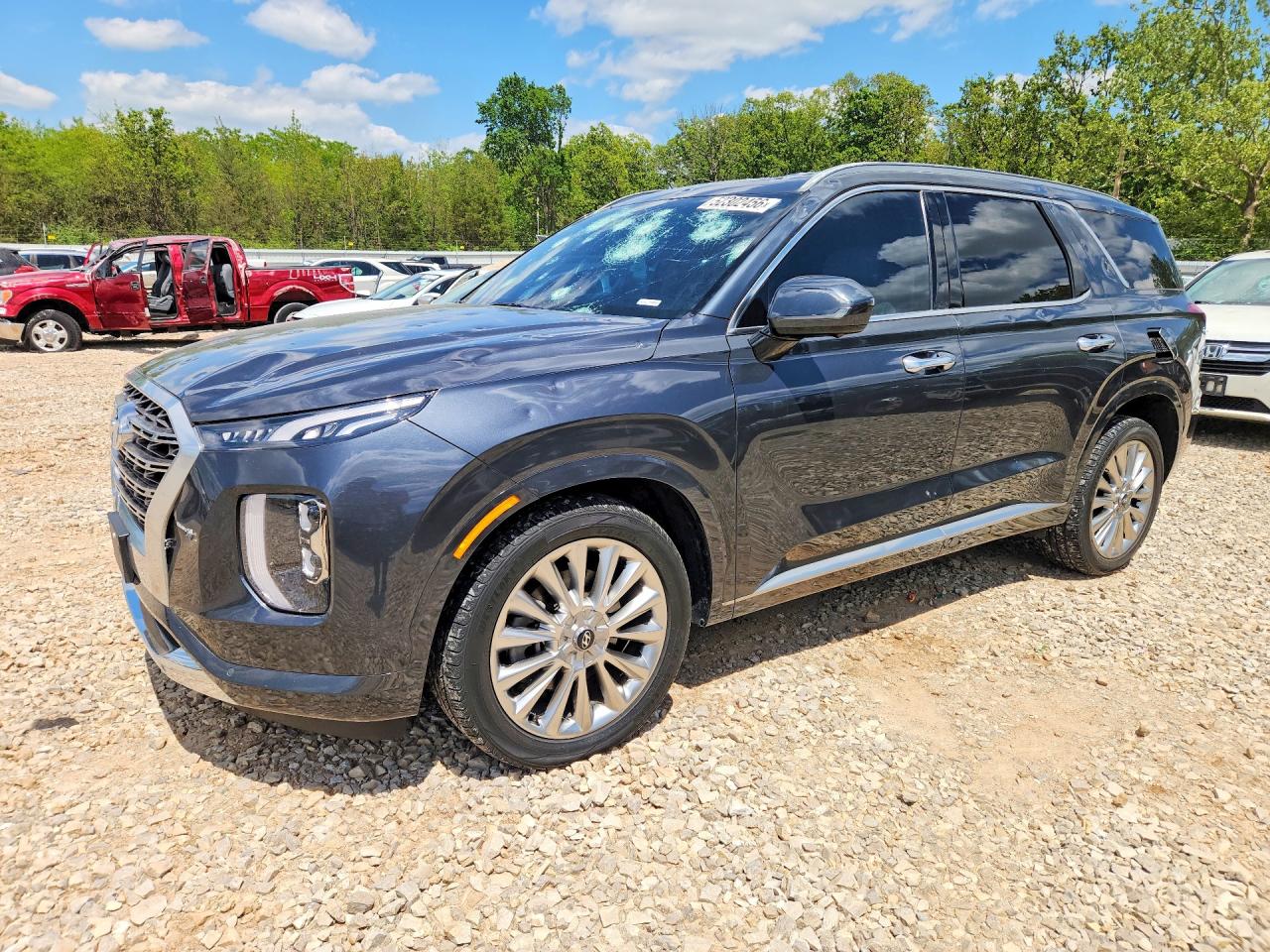 2020 Hyundai Palisade Limited, VIN KM8R5DHE8LU055062 — Hail