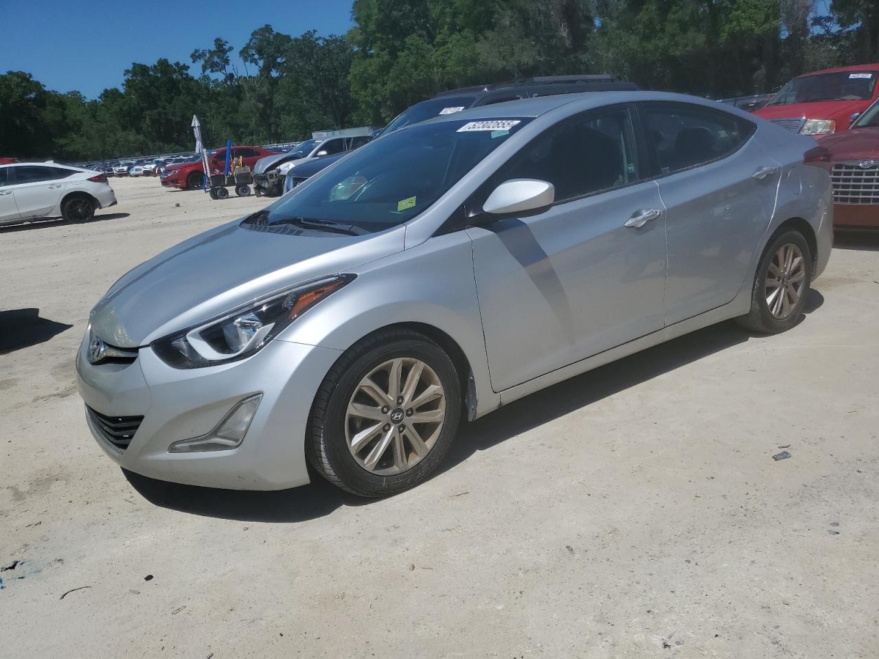2014 Hyundai Elantra SE, VIN 5NPDH4AE4EH476421 — All over