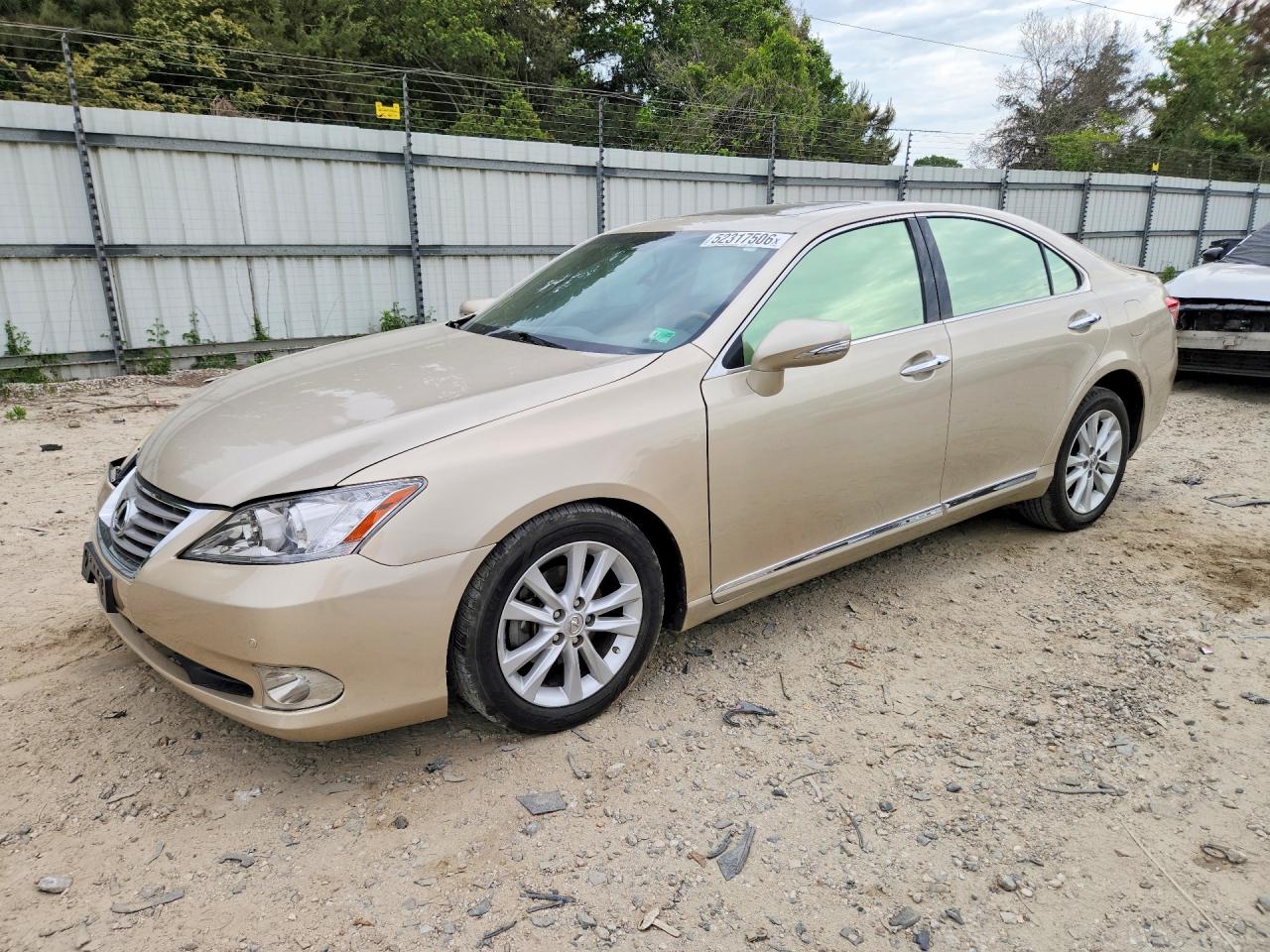 2012 Lexus ES 330, VIN JTHBK1EG4C2492960 — Front end
