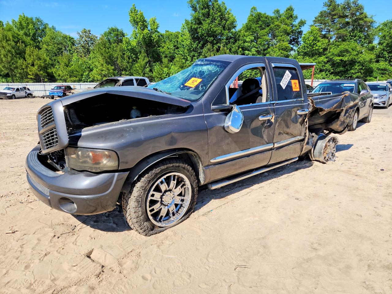 2003 Dodge 1500 ST, VIN 1D7HA18D53S320300 — Опрокидывание